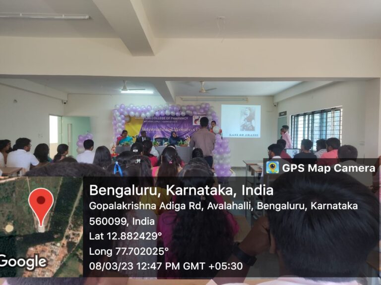 Education, Hard Work, and Perseverance: Dr. Roopa Shree’s Message to Women in Pharmacy at Vidya Siri College of Pharmacy