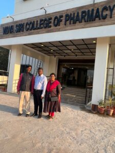 Ramachandra Setty Siddamsetty Dean of Pharmacy RGUHS visits VSCP