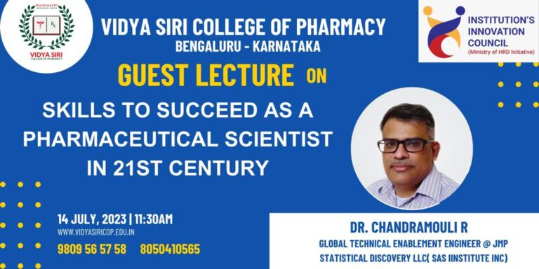Unlock Your Potential in Pharmaceutical Science: Gain Essential Skills with Chandaramouli R