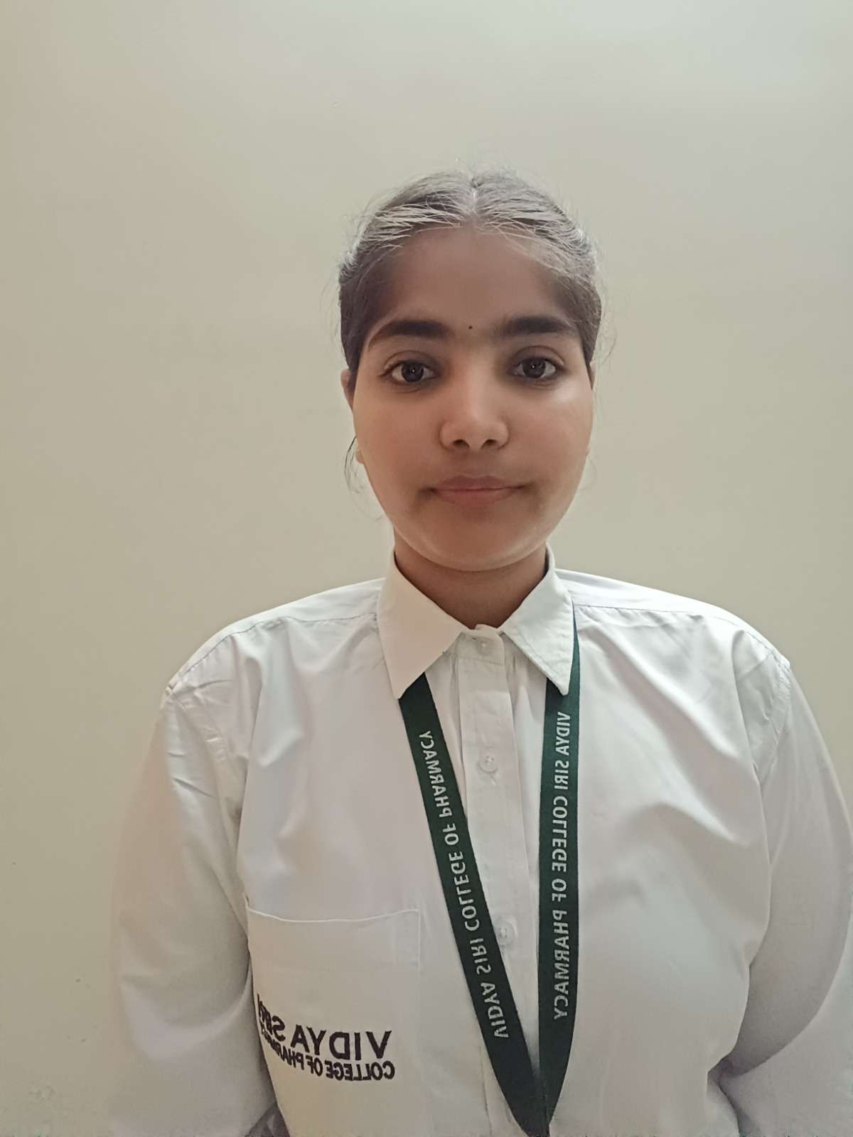 Choudary Monali - RGUHS topper April May 2026 Vidya Siri College of Pharmacy