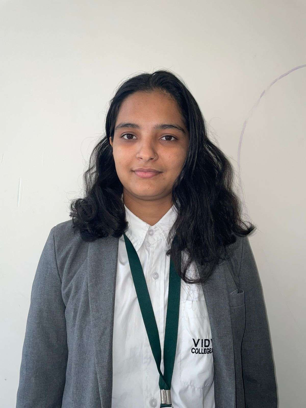 Sandiya Sharma - V Sem Rank 1 VSCP