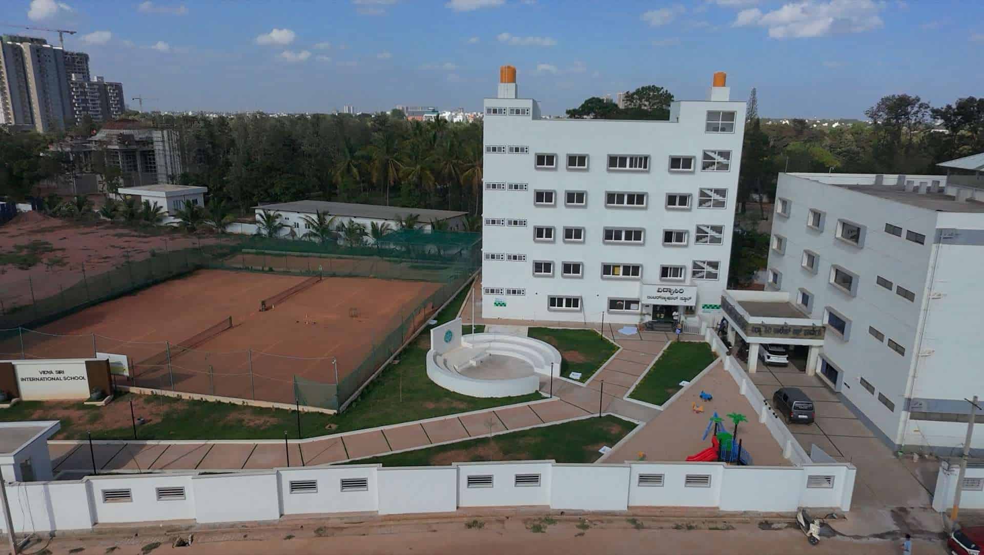 Vidya Siri College of Pharmacy campus building, Sarjapur Road Bangalore